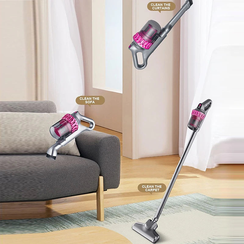 Aspirador Sem Fio 3 em 1 com Tecnologia UV-C e Filtro HEPA