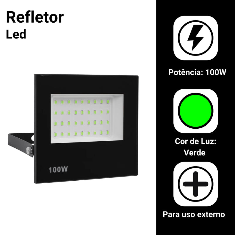 Refletor LED 100W SMD – Bivolt IP66