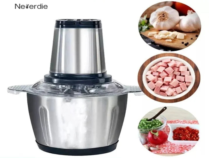 Processador de Alimentos Elétrico 2L 110V – Potência e Praticidade na Sua Cozinha!