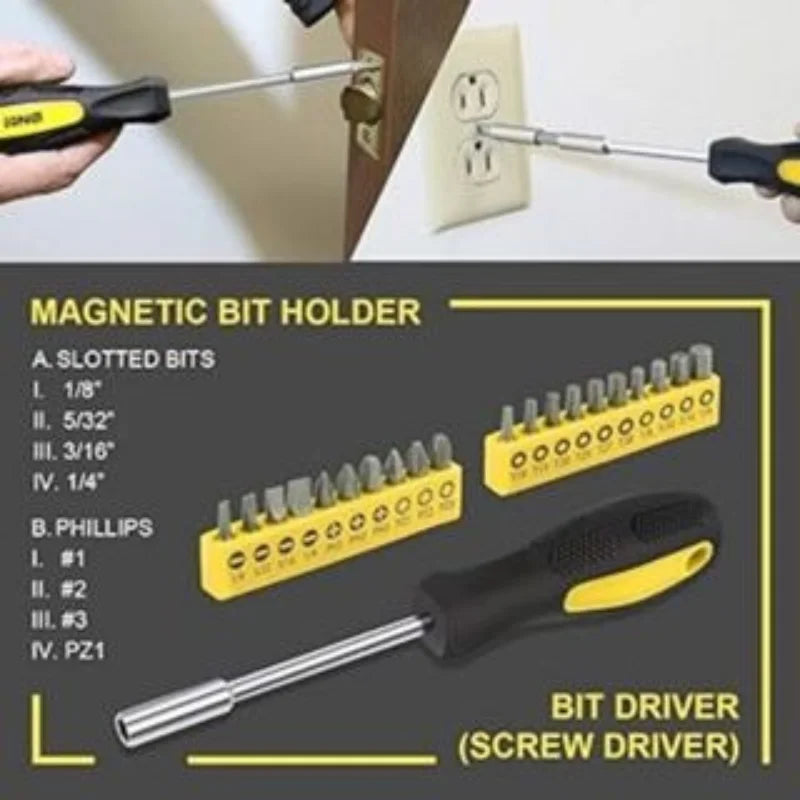 KIT DE FERRAMENTAS DOMÉSTICAS 39 PCS