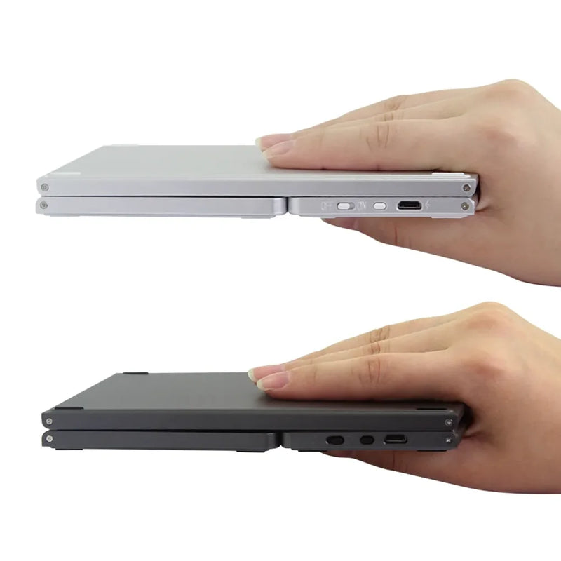 Teclado TouchPad Bluetooth Sem Fio – Mini, Dobrável e Portátil