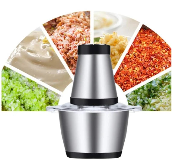 Processador de Alimentos Elétrico 2L 110V – Potência e Praticidade na Sua Cozinha!