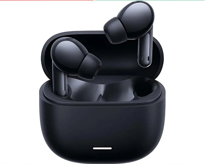 Fones de ouvido Xiaomi Redmi Buds 6 Lite - Até 5 horas de música contínua por carga e 38 horas totais com o estojo de carregamento.