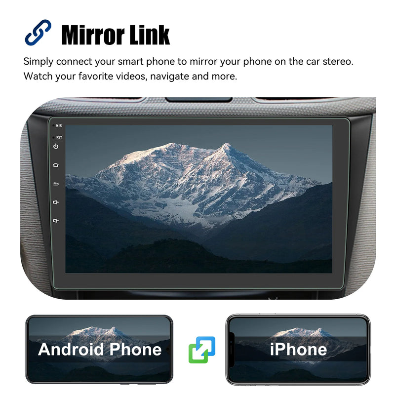 Central Multimídia ESSGOO CarPlay, Android Auto, GPS, Wi-Fi e Tela Touch 7” / 9” / 10” — Universal