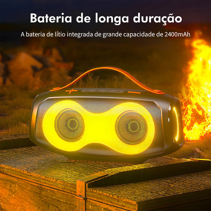 Caixa de Som Bluetooth Portátil COIBEU EBS-610 – IPX5, Potente e Compacta!