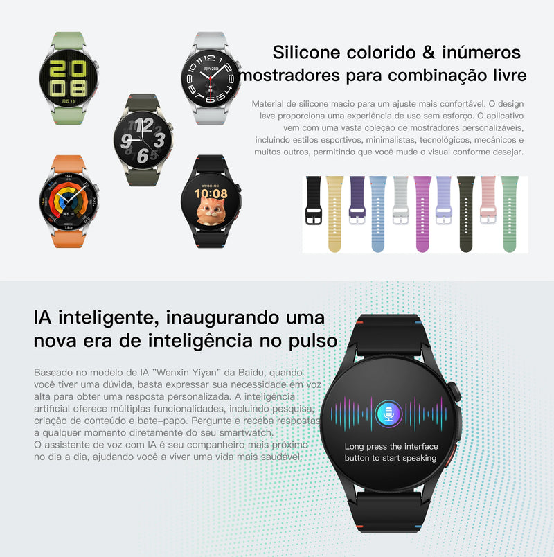 Smartwatch AURAFIT GPS-G12 – Tecnologia, Saúde e Estilo no Seu Pulso!