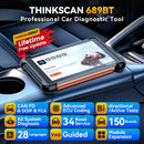 Scanner Automotivo THINKCAR THINKSCAN 689BT – Scanner OBD2 Profissional com Tela Touch de 8" e Atualização Vitalícia
