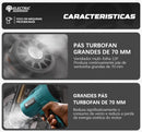 Soprador Turbofan Sem Escova 1500W, 200 m/s e rotação de 0-150.000 R/MIN – Potente, Versátil e Compacto