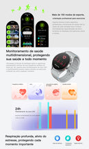 Smartwatch AURAFIT GPS-G12 – Tecnologia, Saúde e Estilo no Seu Pulso!