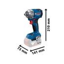 Chave de Impacto Bosch GDS 18V-350 – Sem Fio, Brushless, Profissional
