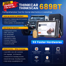 Scanner Automotivo THINKCAR THINKSCAN 689BT – Scanner OBD2 Profissional com Tela Touch de 8" e Atualização Vitalícia