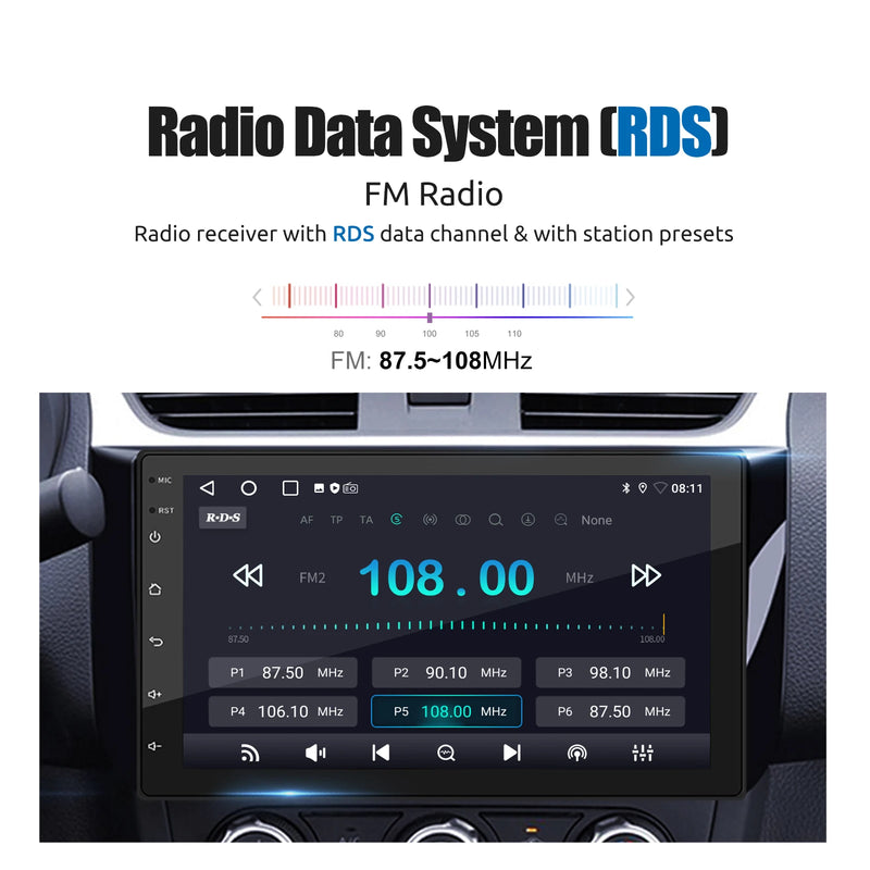 Central Multimídia ESSGOO CarPlay, Android Auto, GPS, Wi-Fi e Tela Touch 7” / 9” / 10” — Universal