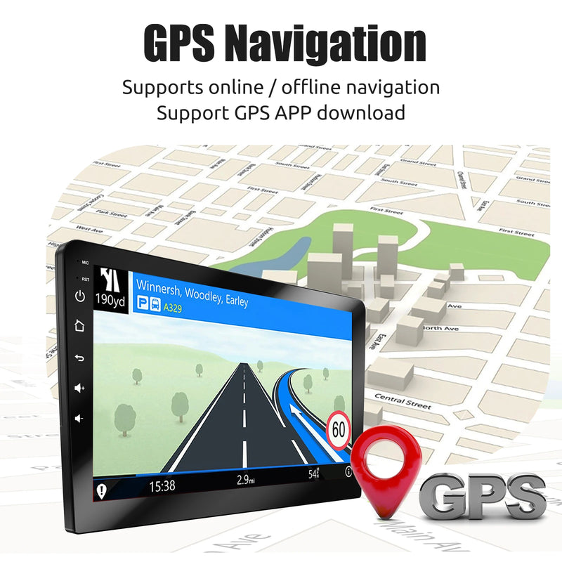 Central Multimídia ESSGOO CarPlay, Android Auto, GPS, Wi-Fi e Tela Touch 7” / 9” / 10” — Universal