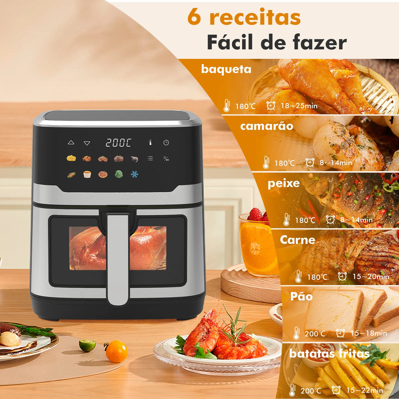 Fritadeira Elétrica Airfryer Digital 7L 127v Coibeu 1700w