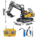 Escavadeira de controle remoto Veículos de construção RC com luzes e sons, presente para crianças .