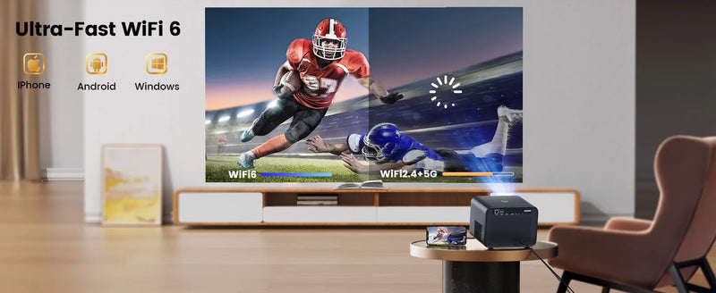 Projetor Wimius K9 4K – Cinema em Casa com Qualidade Incrível!