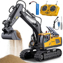 Escavadeira de controle remoto Veículos de construção RC com luzes e sons, presente para crianças .