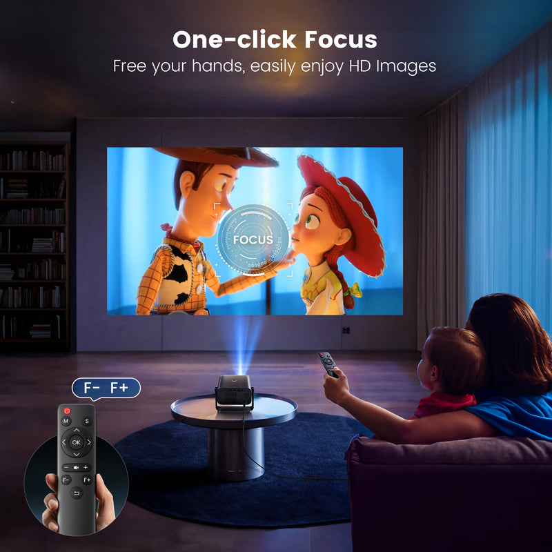 Wimius Mini Projetor – Cinema em Casa em Full HD 1080p!