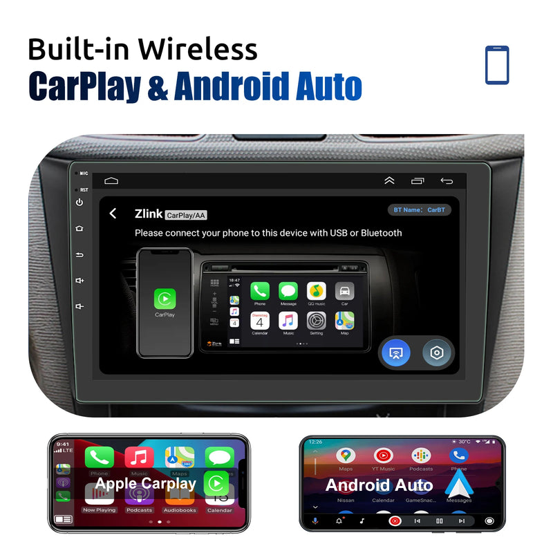 Central Multimídia ESSGOO CarPlay, Android Auto, GPS, Wi-Fi e Tela Touch 7” / 9” / 10” — Universal