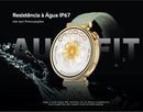 Smartwatch Feminino AURAFIT ELLA 2 – Elegância, Saúde e Conectividade em um só Relógio!