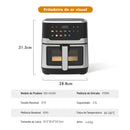 Fritadeira Elétrica Airfryer Digital 7L 127v Coibeu 1700w