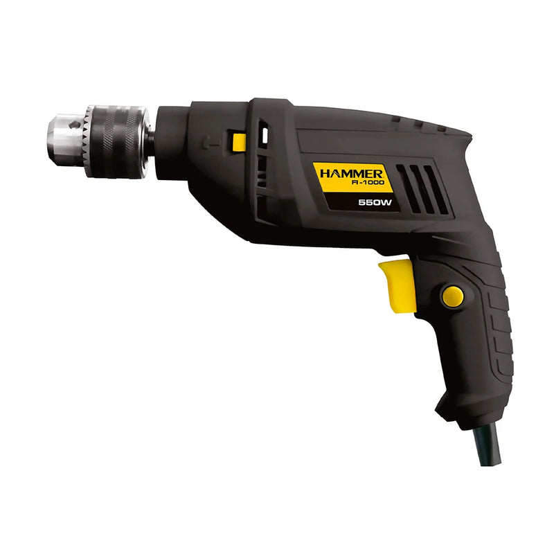 Furadeira de Impacto Hammer GYFI1000 – 550W, 3/8" (10mm), Uso Doméstico