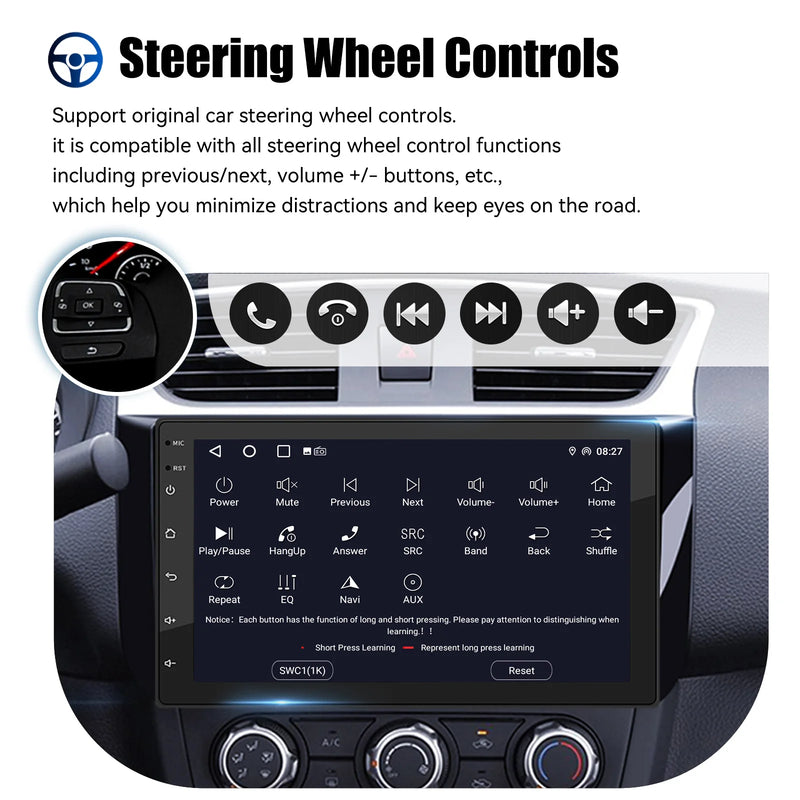 Central Multimídia ESSGOO CarPlay, Android Auto, GPS, Wi-Fi e Tela Touch 7” / 9” / 10” — Universal