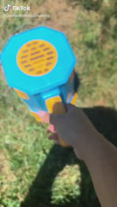 Máquina / Pistola de Bolhas de Sabão 40 Furos – Brinquedo Infantil Portátil